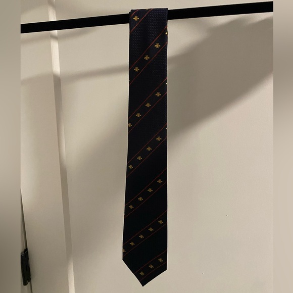 NWOT Gucci Men’s Bee Web Silk Tie - Picture 4 of 9